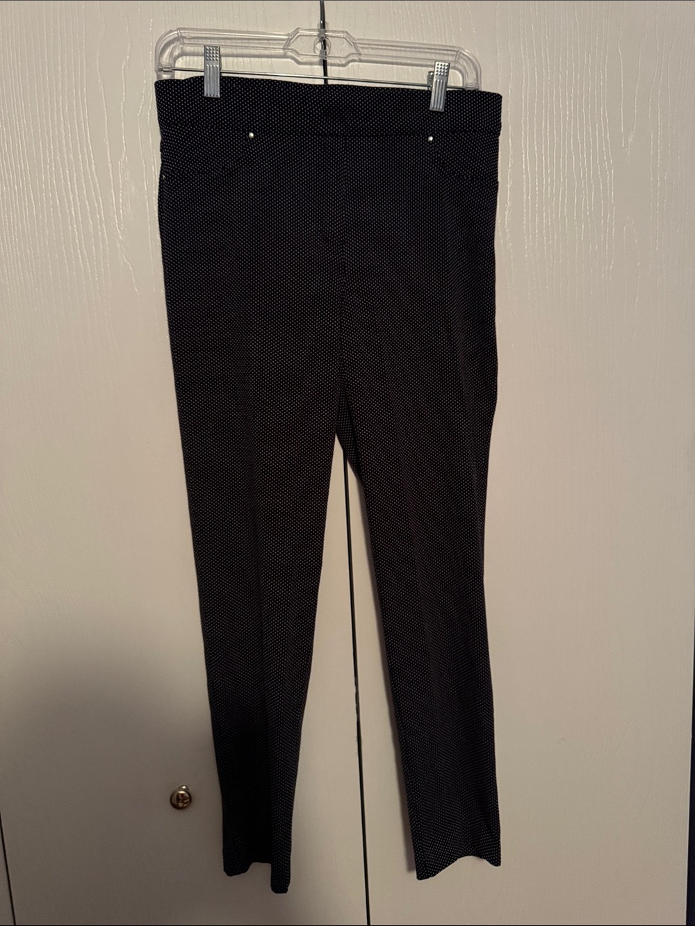 Navy Polka Dot Women’s Pants